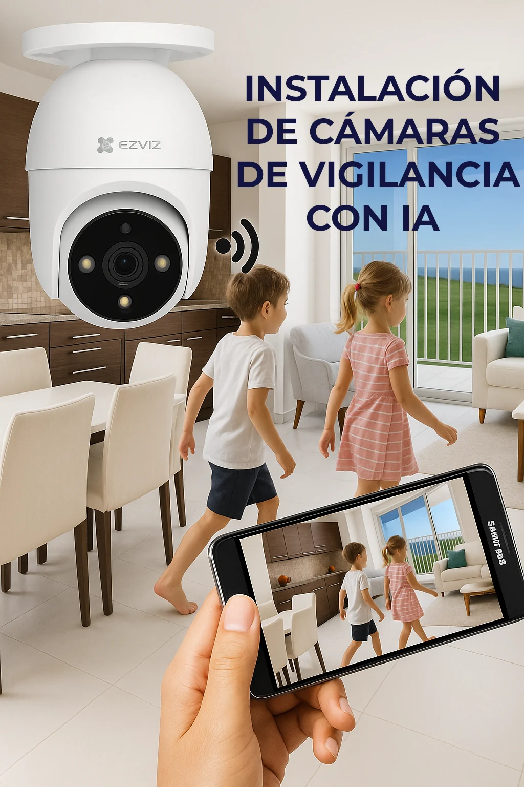 Instalamos cámaras de vigilancia con IA para empresas y hogares. Monitorea en tiempo real desde tu celular con alta calidad y seguridad inteligente.